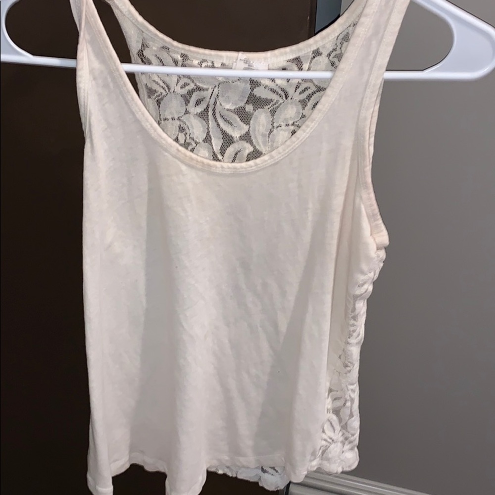 express off white tank